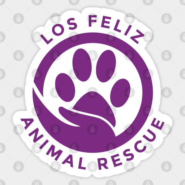 Los Feliz Animal Rescue Logo Sticker by losfeliz